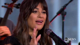 Lea Michele - "Run to You" on GMA (April 28, 2017)