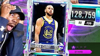 New Tier "CHAOS DIAMOND" Curry Pack Opening! (Superstar Spinner) NBA 2K Mobile Season 5