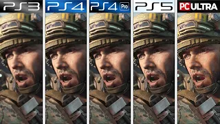 Call of Duty Advanced Warfare (2014) PS3 vs PS4 vs PS4 Pro vs PS5 vs PC Ultra (4K)