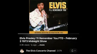 An American Trilogy - Elvis Presley - February 3rd 1973 Midnight Show