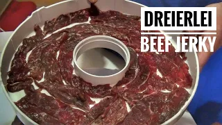 #65: Dreierlei Beef Jerky - einfach und saugut - im Dörrautomaten easy gemacht