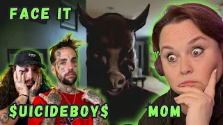MOM Reacts To $UICIDEBOY$ - FACE IT (Music video reaction)