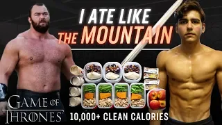 I Tried Gregor "THE MOUNTAIN" Clegane's DIET (Game of Thrones)