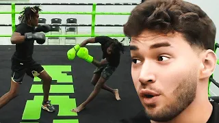 Adin Ross INSANE Knock Out During Boxing Match!
