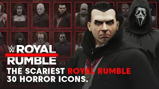 THE SCARIEST ROYAL RUMBLE! 30 Horror Characters, 1 Winner | WWE 2K19