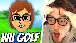 Raging at Wii Sports Golf