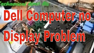 Dell Computer no display Problem | Dell Computer on but no display | Technical Amir Ali