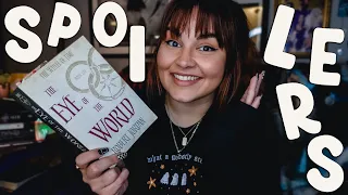 I Finally Started Robert Jordan's Wheel of Time 😱 Eye of The World Spoiler Vlog