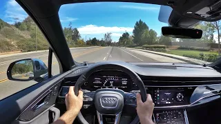 2021 Audi SQ7 POV Test Drive (3D Audio)(ASMR)