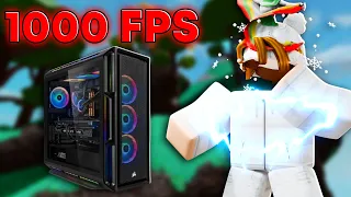 How I PLAY WITH 1000 FPS In Roblox Bedwars