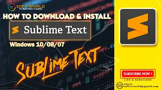 How to install Sublime Text 4 on Windows 10 [ 2022 Update ] Free Text Editor
