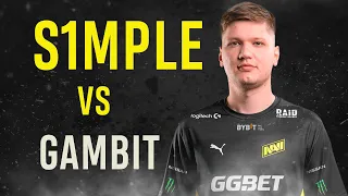 NA'VI s1mple (27-9) vs Gambit @BLAST Grand Final on Inferno