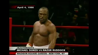 Razor Ruddock Vs Michael Dokes | HIGHLIGHTS 4K