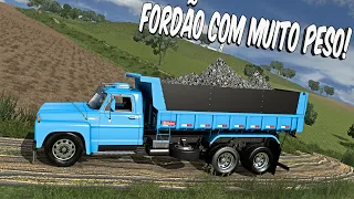 FORDÃO F13.000 COM 20 TONELADAS DE BRITA - ETS 2 1.48 MODS BR