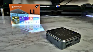 Sentrym L1 Mini Portable 3D Android Projector - WiFi / HDMI / 3D LED Video Projector