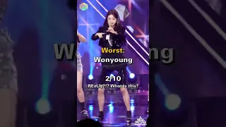 IVE's BEST vs WORST outfit in "After LIKE" era | #kpop #shorts