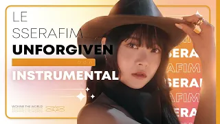 LE SSERAFIM  - UNFORGIVEN (feat. Nile Rodgers) | Instrumental