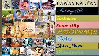 Pawan Kalyan Hits and Flops Movies List || Latest