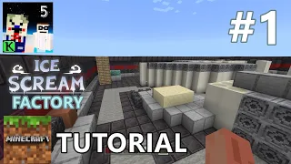 Ice Scream Rod's Factory Minecraft Tutorial Part 1 #icescream #factory #minecraft #tutorial
