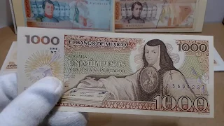 BILLETE DE $1000 PESOS DE SOR JUANA INES DE LA CRUZ ¿CUANTO VALE? PRECIOS Y CARACTERÍSTICAS