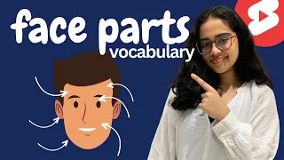 Face Parts Vocabulary | English Speaking Practice - Ananya | #shorts #vocabulary #dailyuseenglish