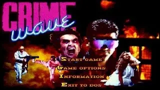 Crime Wave gameplay (PC Game, 1990)