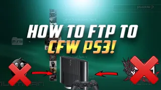 How to FTP from your PC to your Jailbroken PS3 without Rebug Toolbox or Multiman!