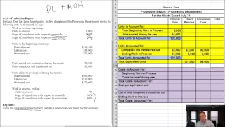 MA Module 4, Video 2, Process Costing and the Production Report, Problem 4-1A