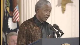 Pres. Clinton at African-American Religious Leaders Reception (1998)