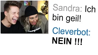 Sandra & Luca sprechen mit dem CLEVERBOT