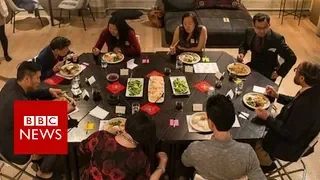 Can Chinese Americans solve differences over dinner? - BBC News