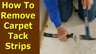 How to Remove Carpet Tack Strips From Concrete Floors