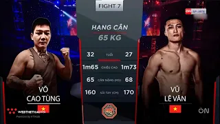 Trận đấu Võ Cao Tùng vs Vũ Lê Văn | Cúp MMA Việt Nam 2021