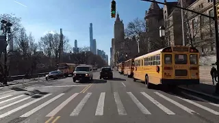 Driving from Harlem to Time Square