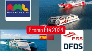🚨 Super Promo Été 2024 en ferry 🛳️🇪🇦🇲🇦. On vous montre la simulation sur internet.