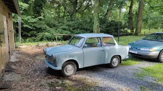 PLAY IT:Starting a Trabant 601👍#startup #coldstart #trabant #trabant601  THE SERIES TRABANT CAR