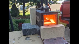Devil Forge DFPROF2+1D two burner propane forge setup and review