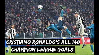 Cristiano Ronaldo's ALL 140 CHAMPION LEAGUE GOALS. ( WITH ENGLISH COMMENTARY) | HD RESULT |