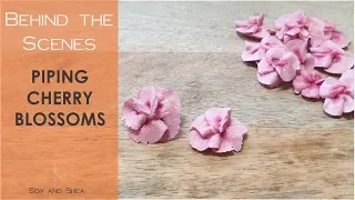 Piping Cherry Blossoms with Cold Process Soap - Have you seen the blossoms in Japan?