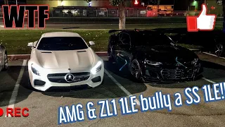 Camaro ZL1 vs 1LE (FBO E85) vs AMG GT S!!!