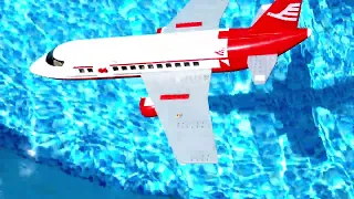 Lego Plane Crash In Water 3