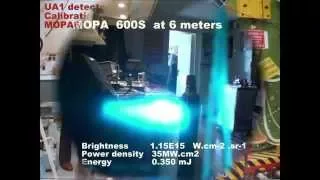 TEA N2 Nitrogen laser MOPALITE  MOPA600S tests