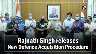 Rajnath Singh releases New Defence Acquisition Procedure