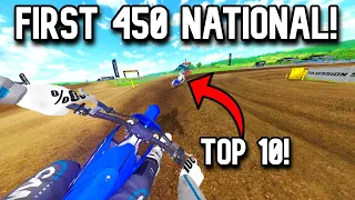 MY FIRST 450 PRO MOTOCROSS RACE IN MX BIKES!