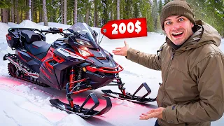 I Bought Amazing Snowmobile just for 200$, but Found it Abandoned in the Forest