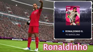 PES 2021 mobile || AMF 100 rated Iconic RONALDINHO all skills compilation video ||