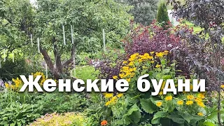 Один летний день в деревне//женские будни