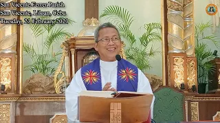 "Natuman ba ang pulong sa Ginoo sa imong kinabuhi?" 2/23/2021 Misa ni Fr. Ciano sa SVFP.