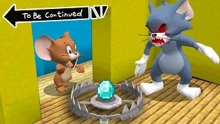 TOM VS JERRY in MINECRAFT ! TRAP FOR TOM and JERRY vs Minions - Gameplay Movie traps
