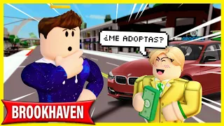 ADOPTO UN NIÑO MILLONARIO en BROOKHAVEN - Roblox YoSoyLoki